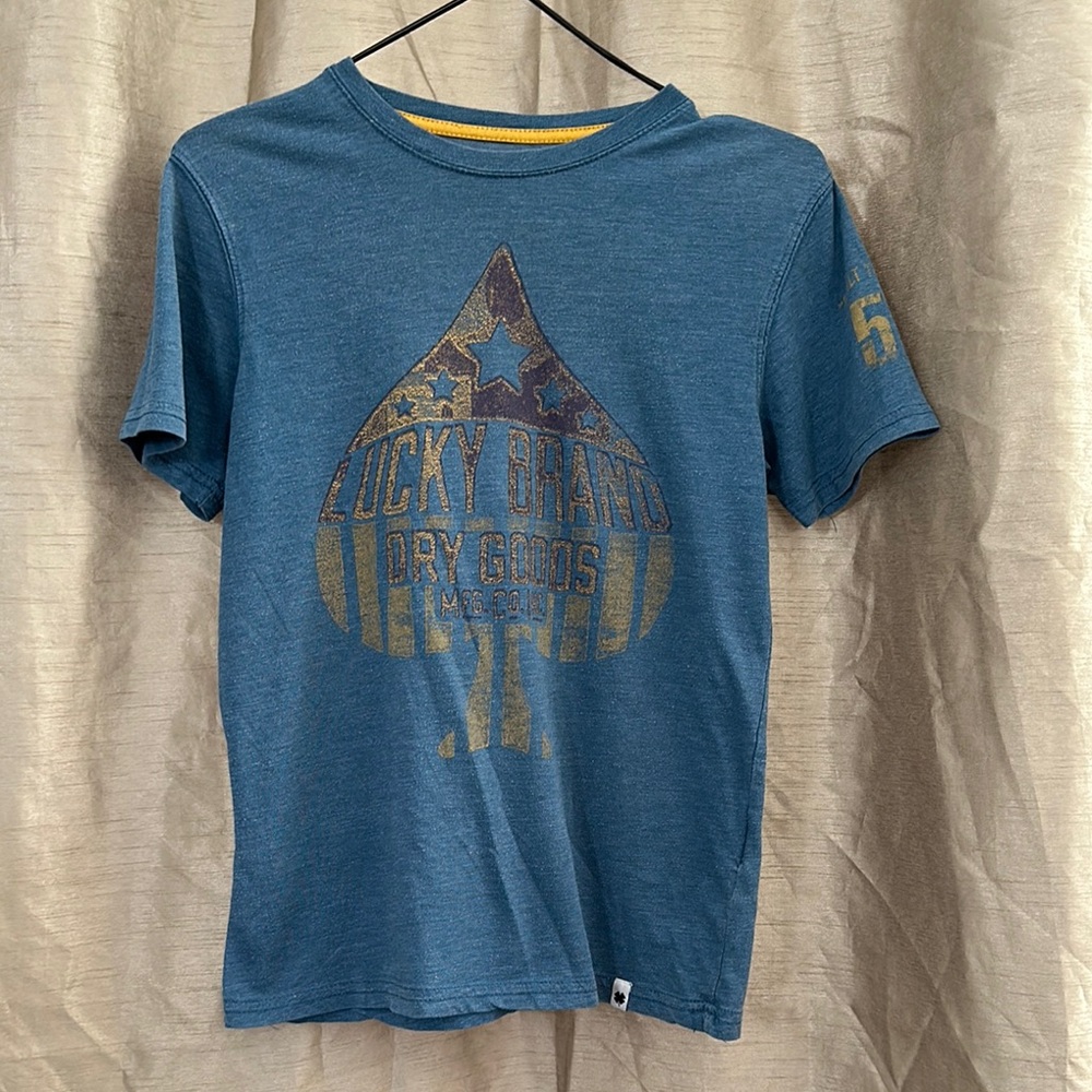 ❤️BUNDLE BUY 3 GET 15% OFF❤️
Lucky Brand Blue Short Sleeves Tee